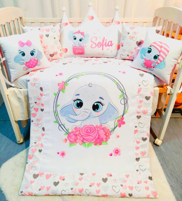 Modelo Coroa «Elefante com flores»