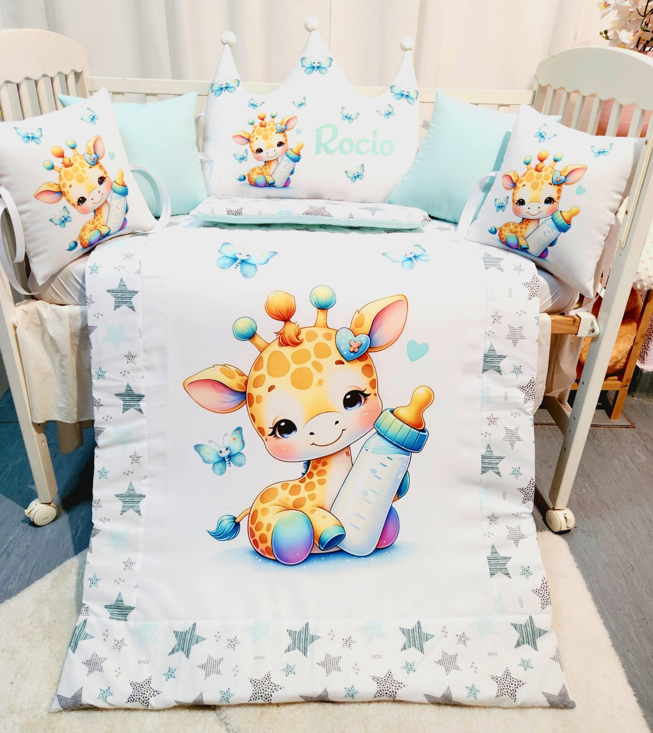 Modelo Coroa «Girafa com biberão»