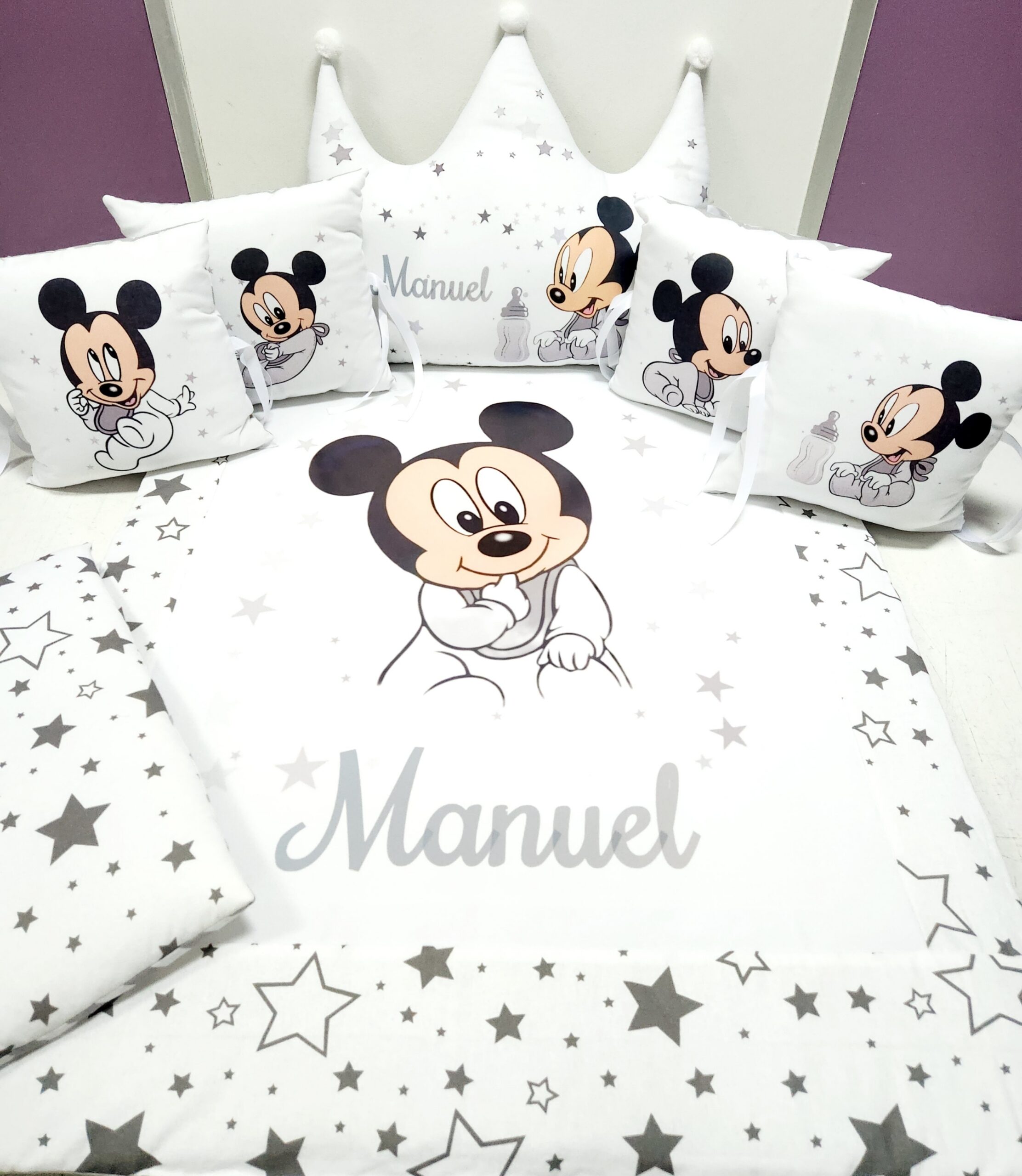 Modelo Coroa «Mickey estrelas cizentas»