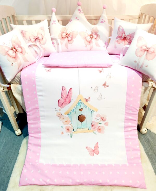 Modelo Coroa «Passarinhos com borboletas»