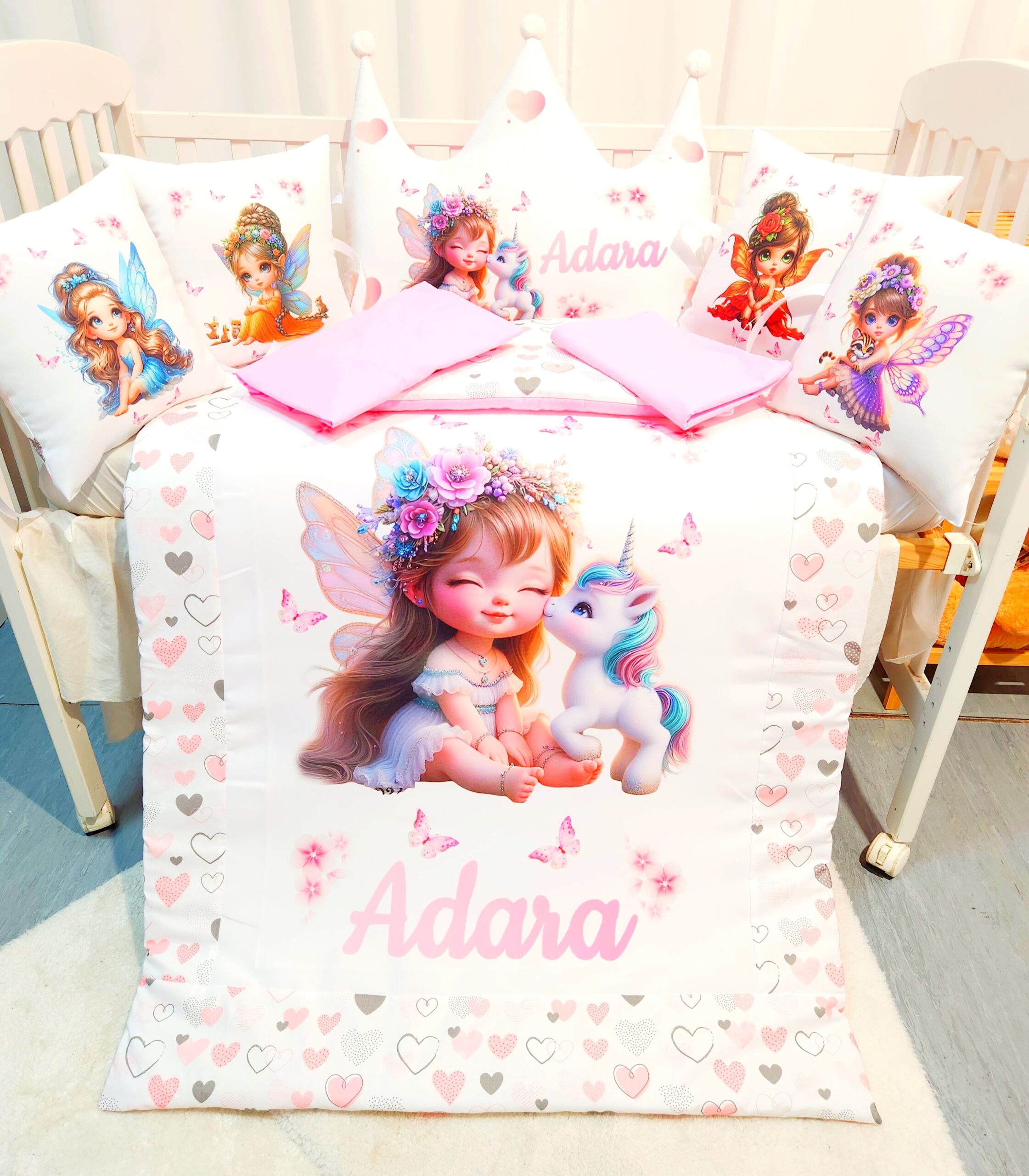 Modelo Coroa «Ángel com unicórnio»