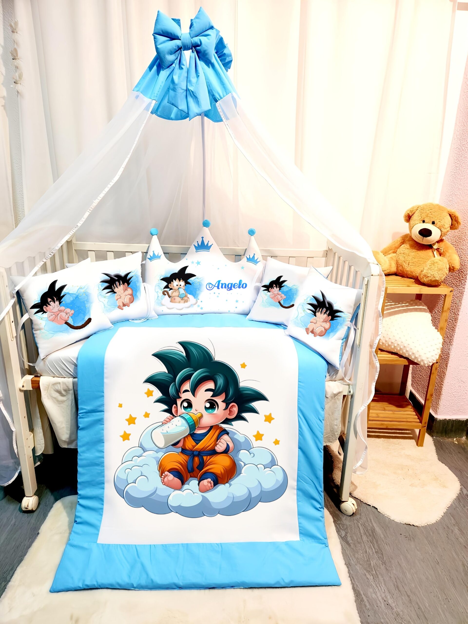 Modelo Coroa «Goku com nuvem»