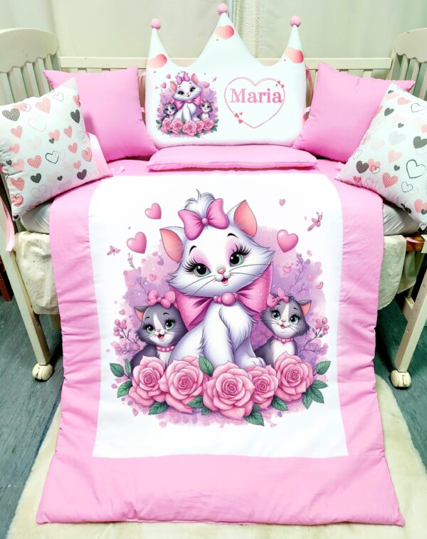 Modelo Coroa «Gata com flores»