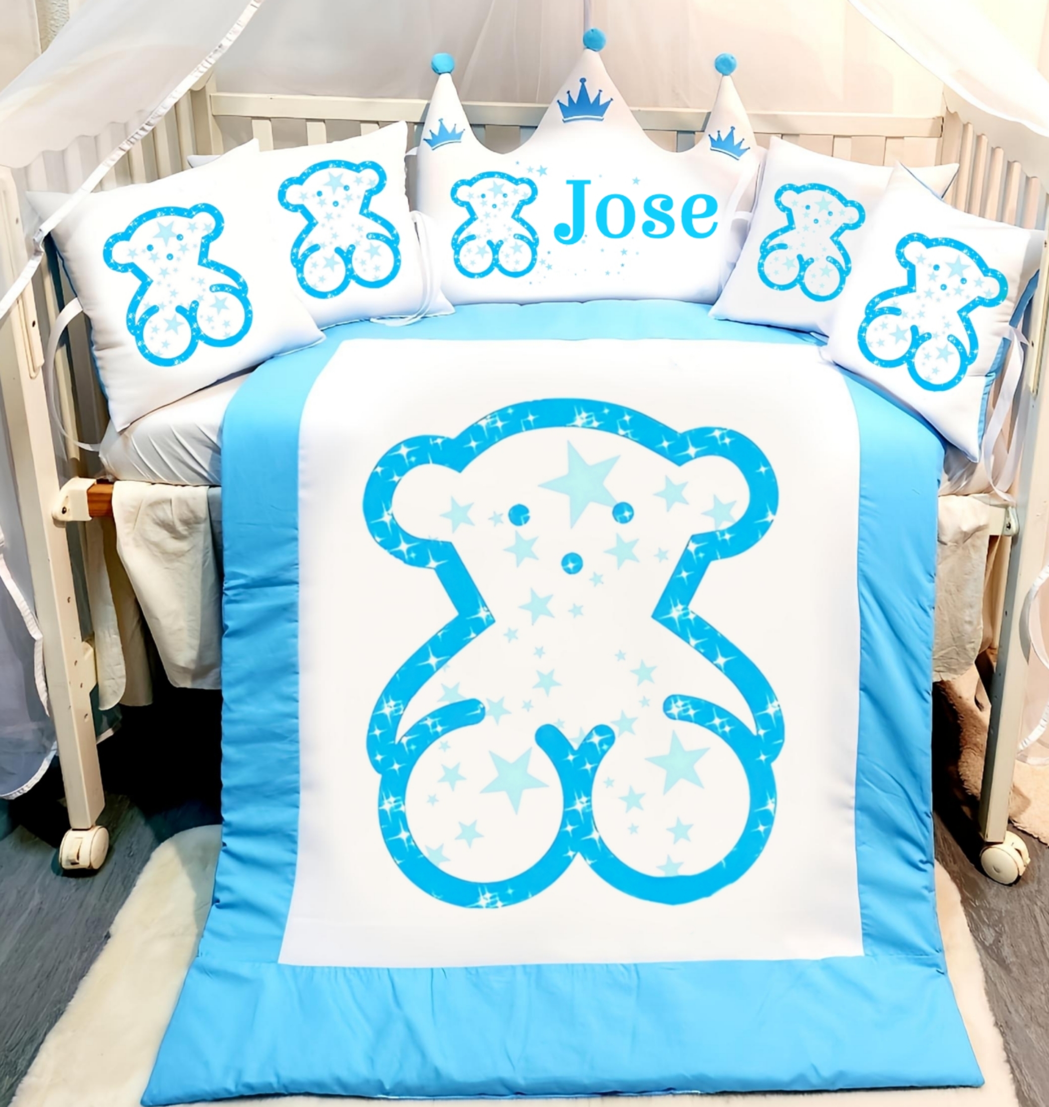 Modelo Coroa «Tous azul»