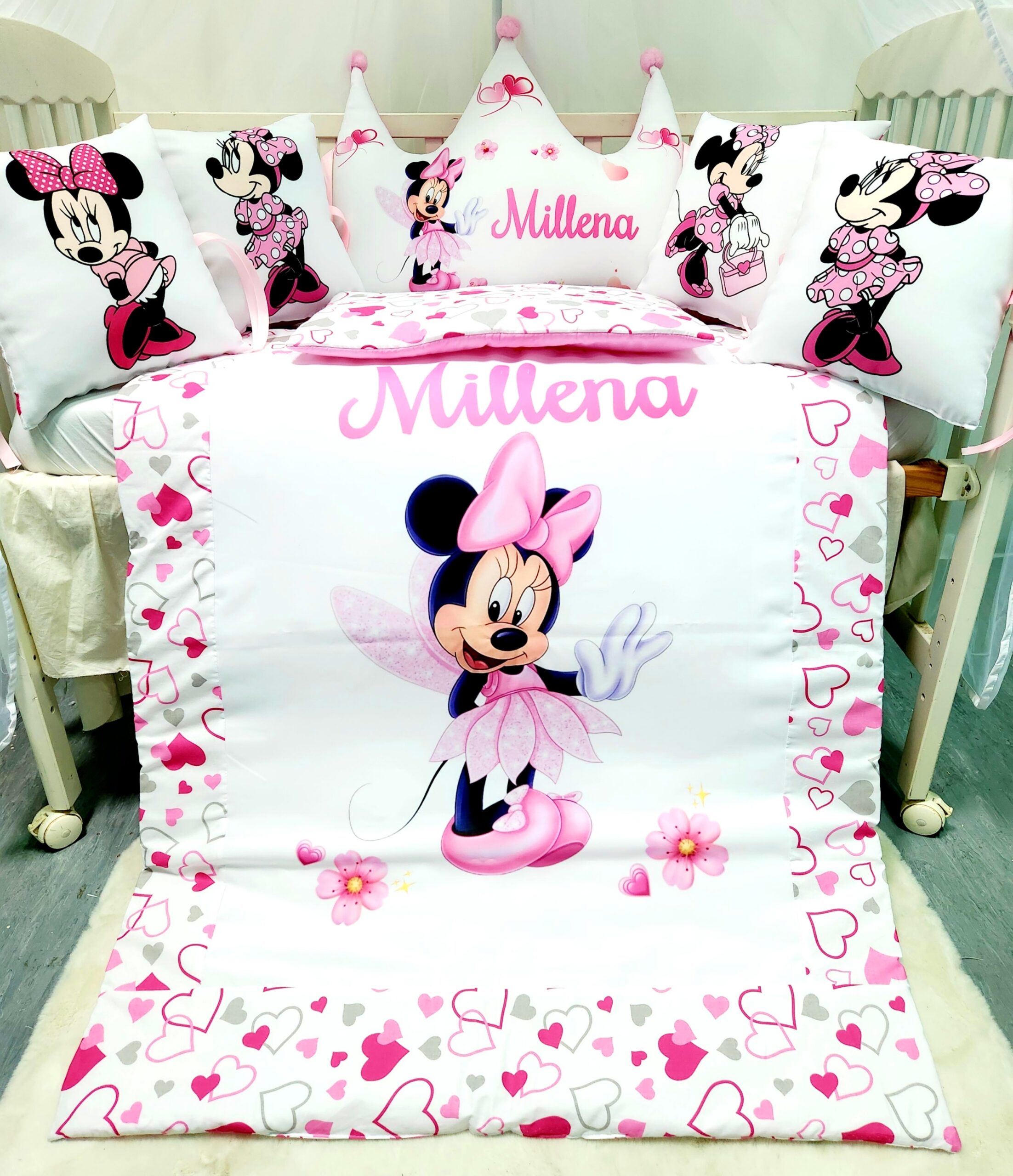 Modelo Coroa «Fada Minnie corações»