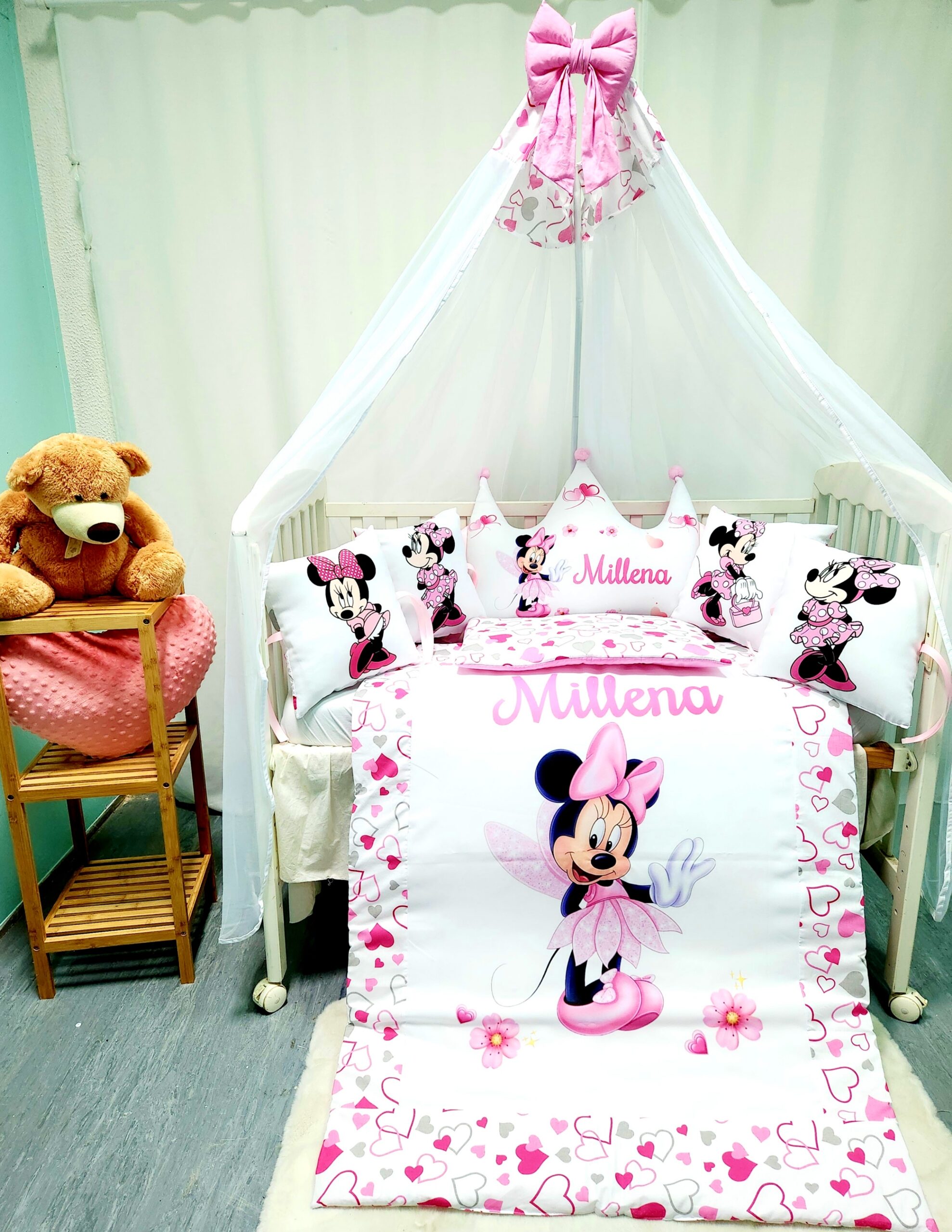 Modelo Coroa «Fada Minnie corações»