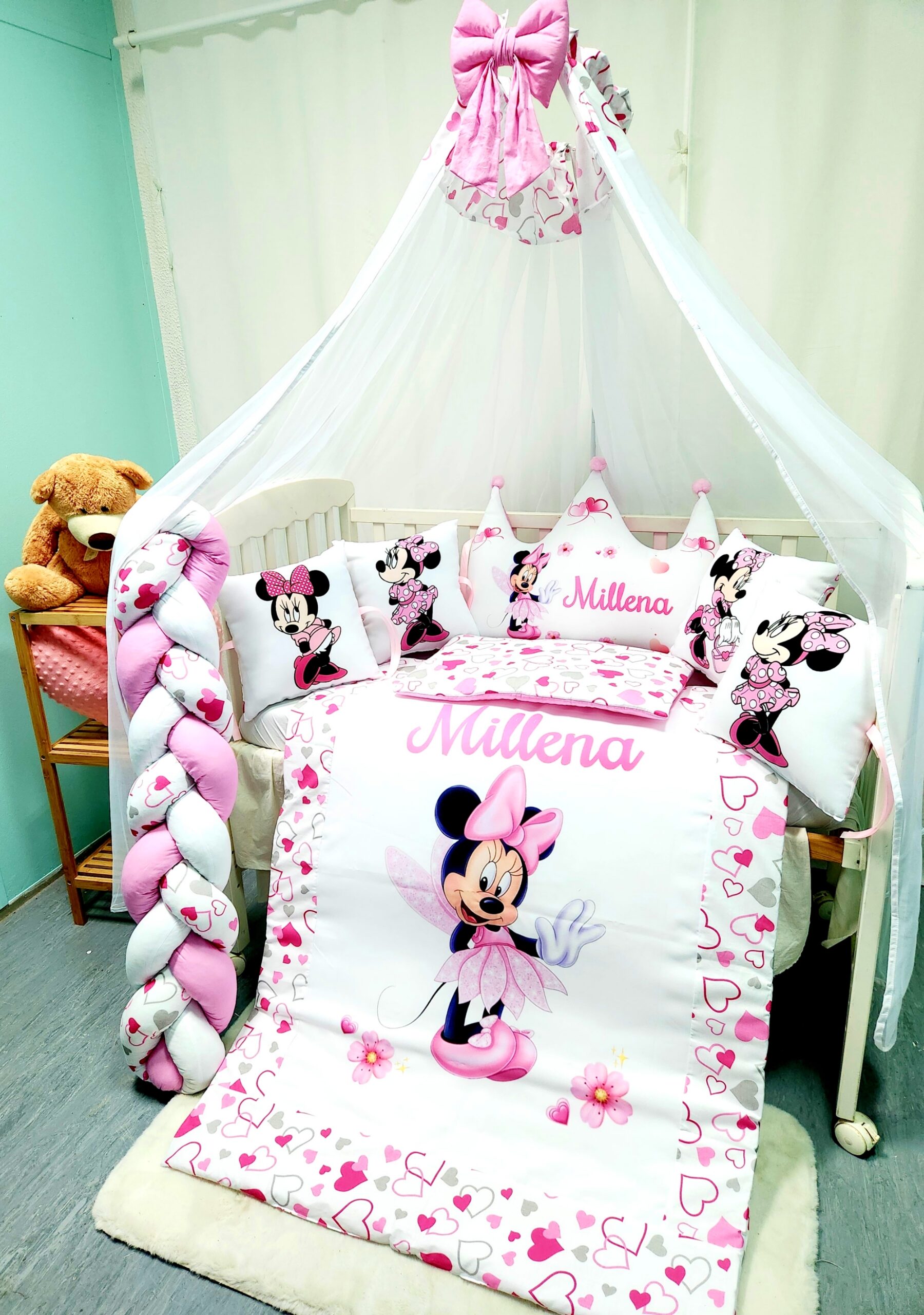 Modelo Coroa «Fada Minnie corações»