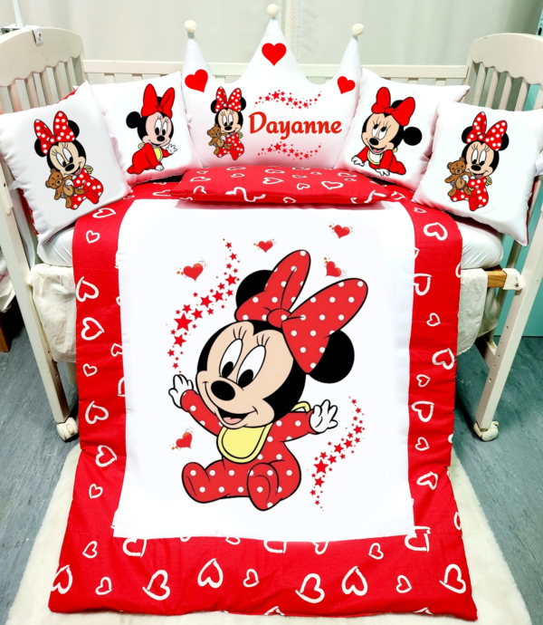 Modelo Coroa «Minnie vermelha bebé»