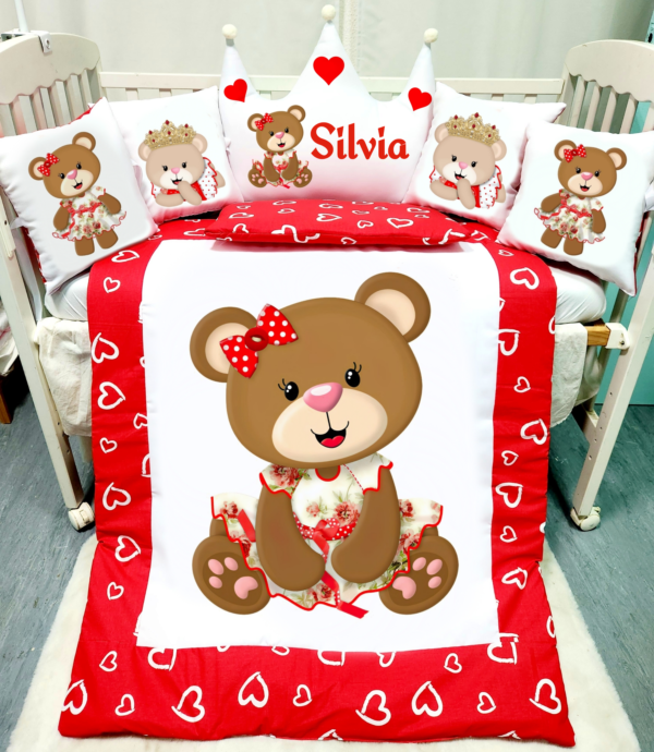 Modelo Coroa «Ursinha vermelha»