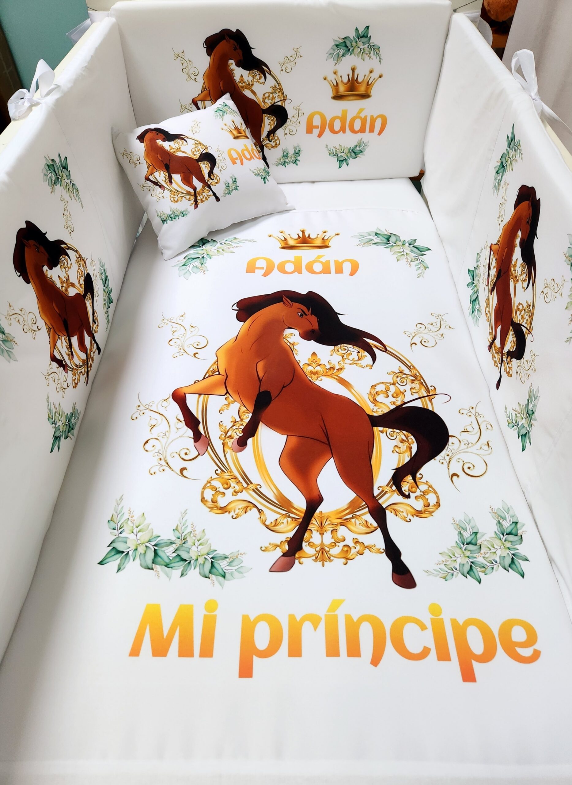 Modelo Proteção total «Cavalo com folhas»