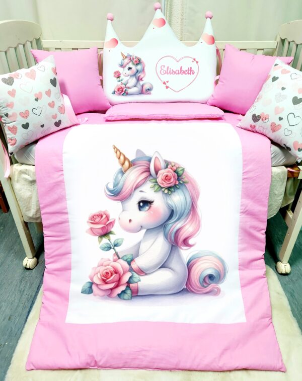 Modelo Coroa «Unicórnio rosa»