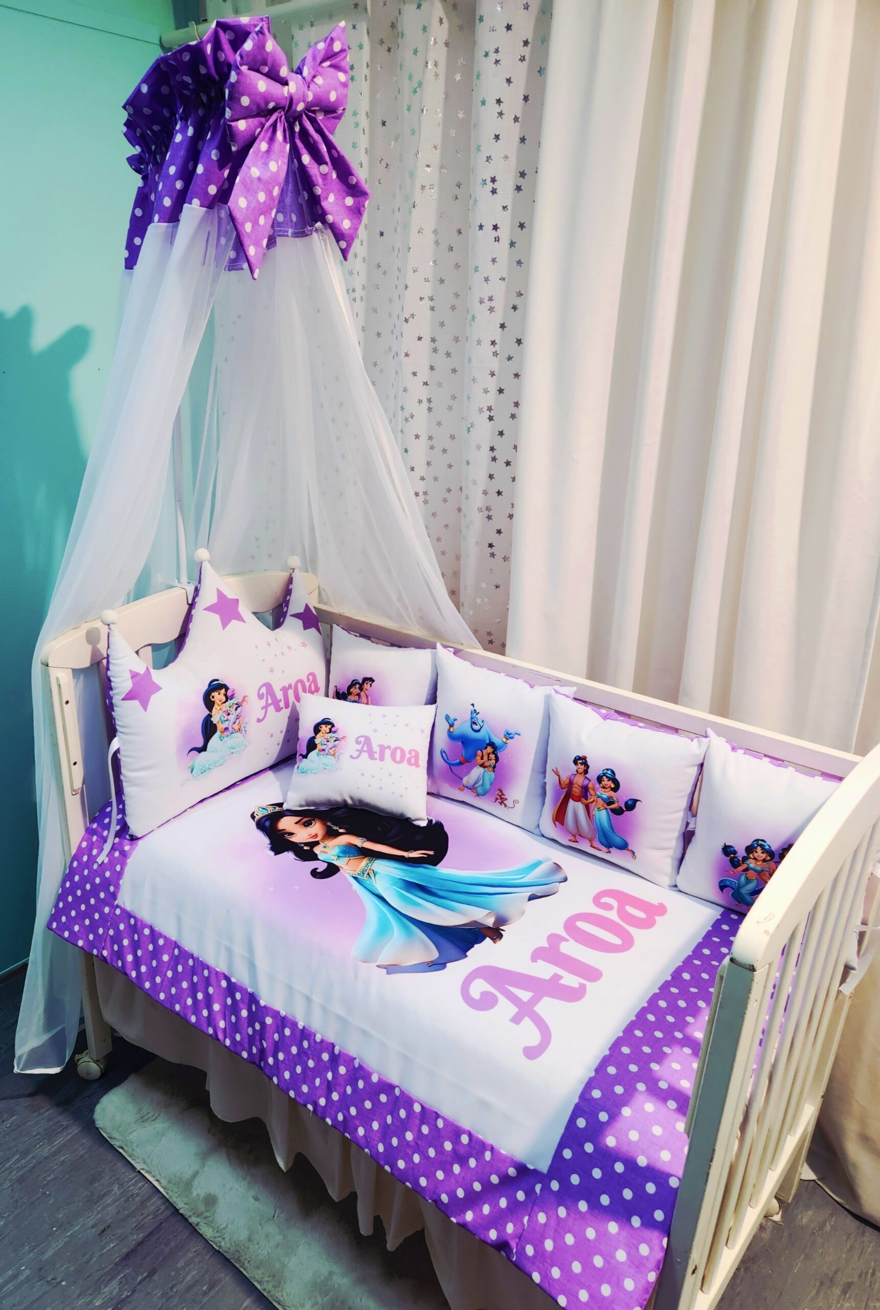 Modelo Coroa «Jasmin em roxo»