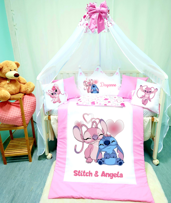 Modelo Coroa «Stitch com amiga»