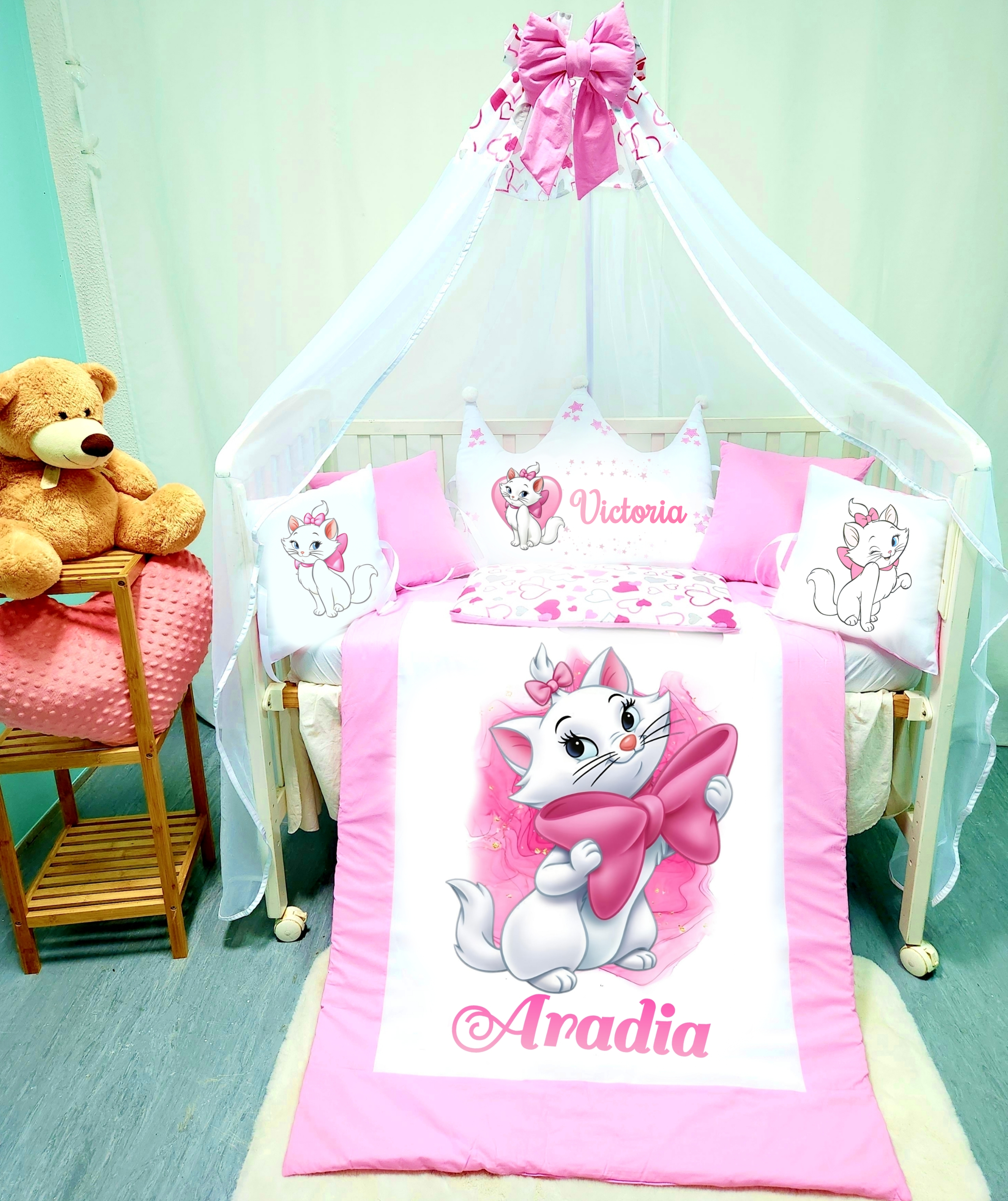 Modelo Coroa «Gatinha rosa»