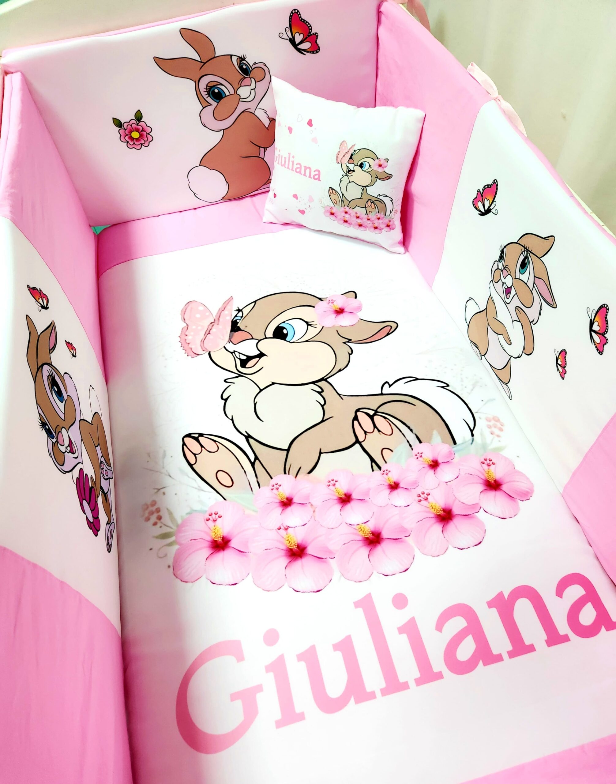 Modelo Proteção total «Coelhinha em flores»