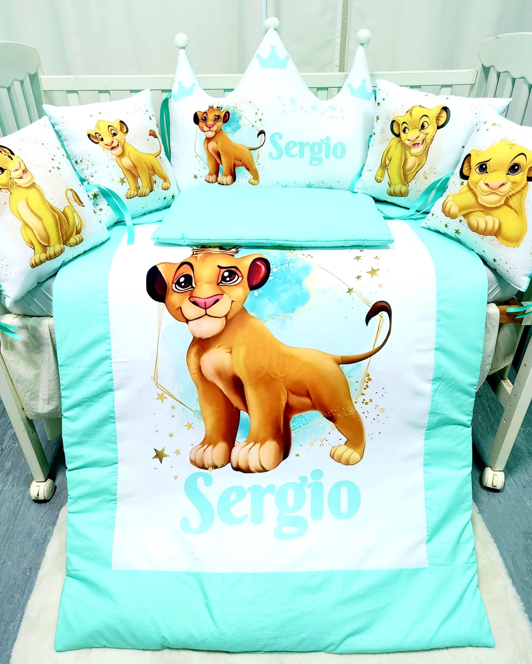 Modelo Coroa «Rei Leão Verde água»