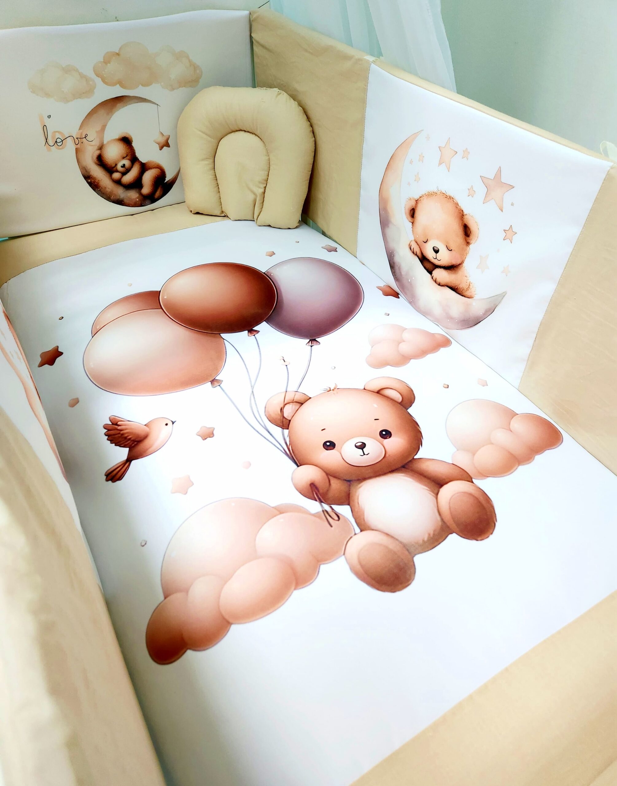 Modelo Proteção total «Ursinho beige»