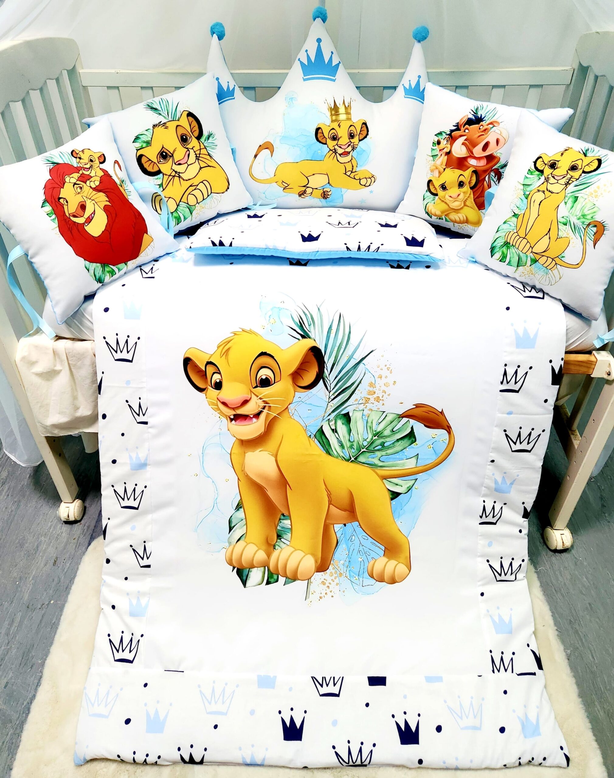 Modelo Coroa «Rei Leão coroa azul»