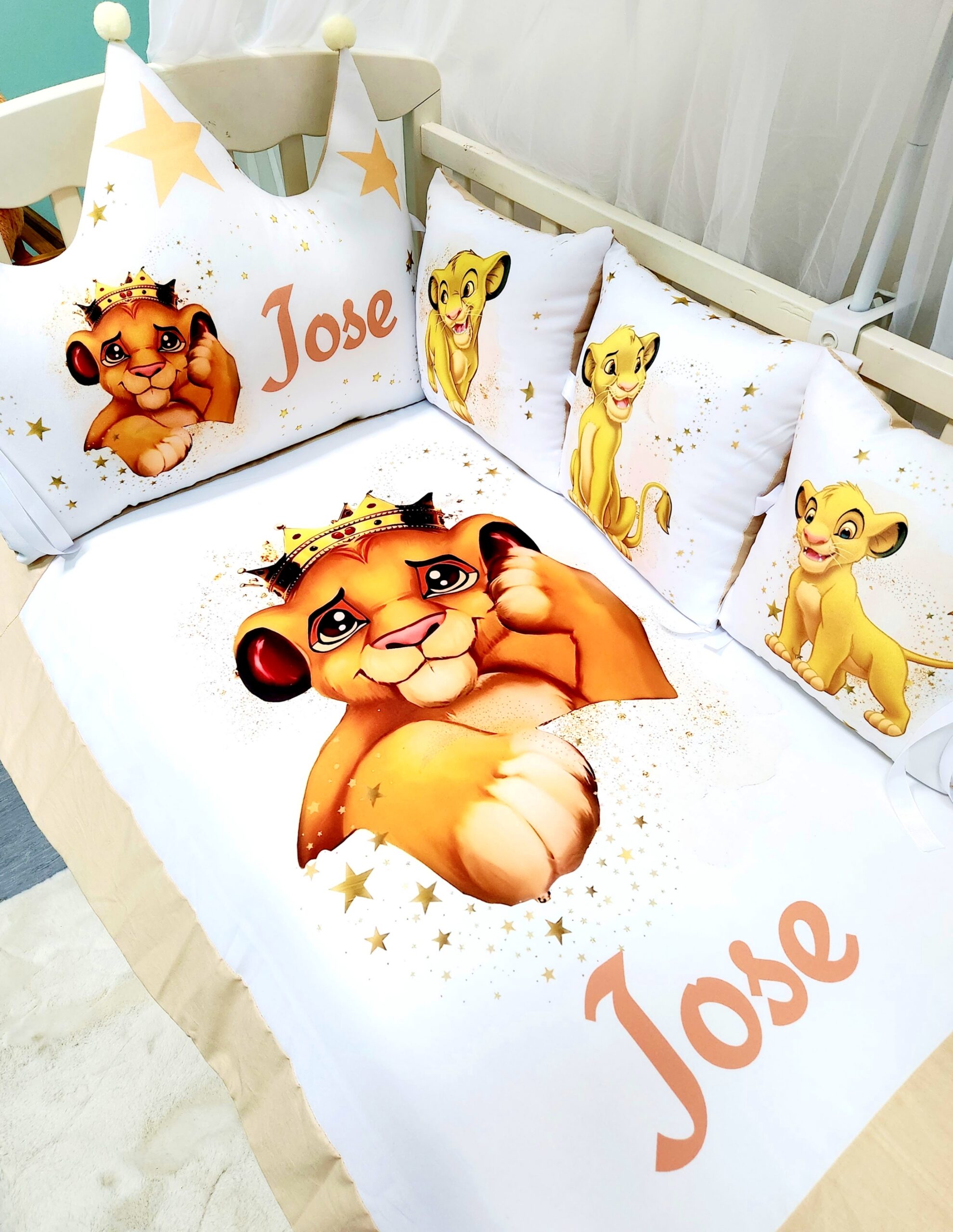 008 Modelo Coroa «Rei Leão beige»