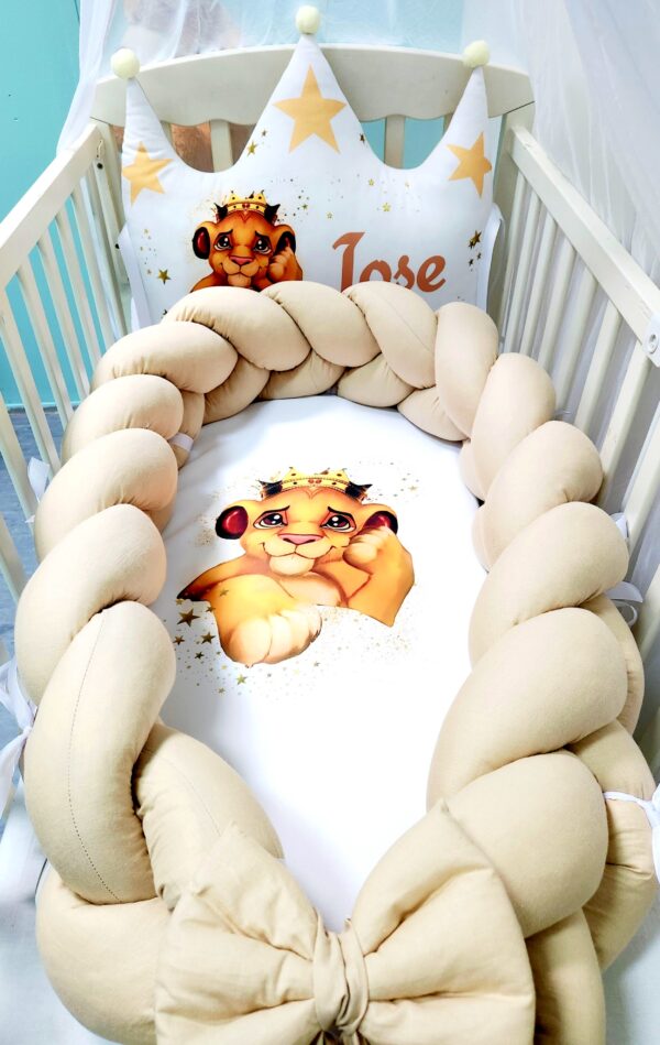 Ninho/Protetor 2 em 1 «Rei Leão beige»