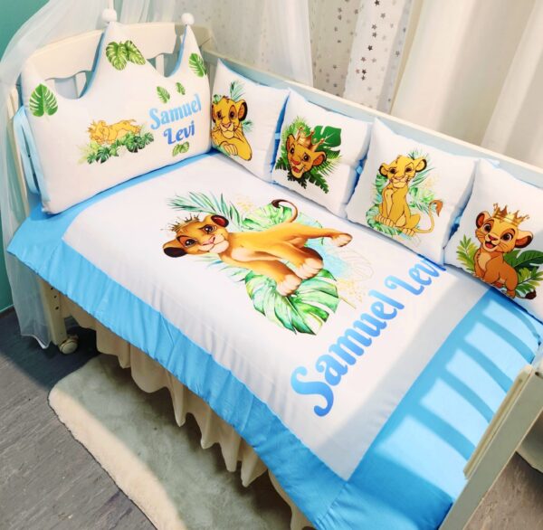 Modelo Coroa «Rei Leão com folhas verdes»