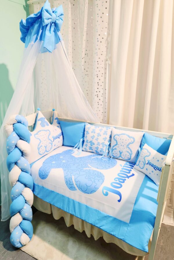 009 Modelo Coroa «Tous estrelas azuis»