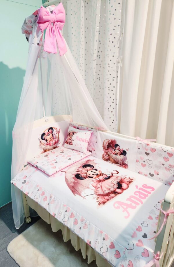 Modelo Proteção total «Minnie princesa com chapéu de chuva»