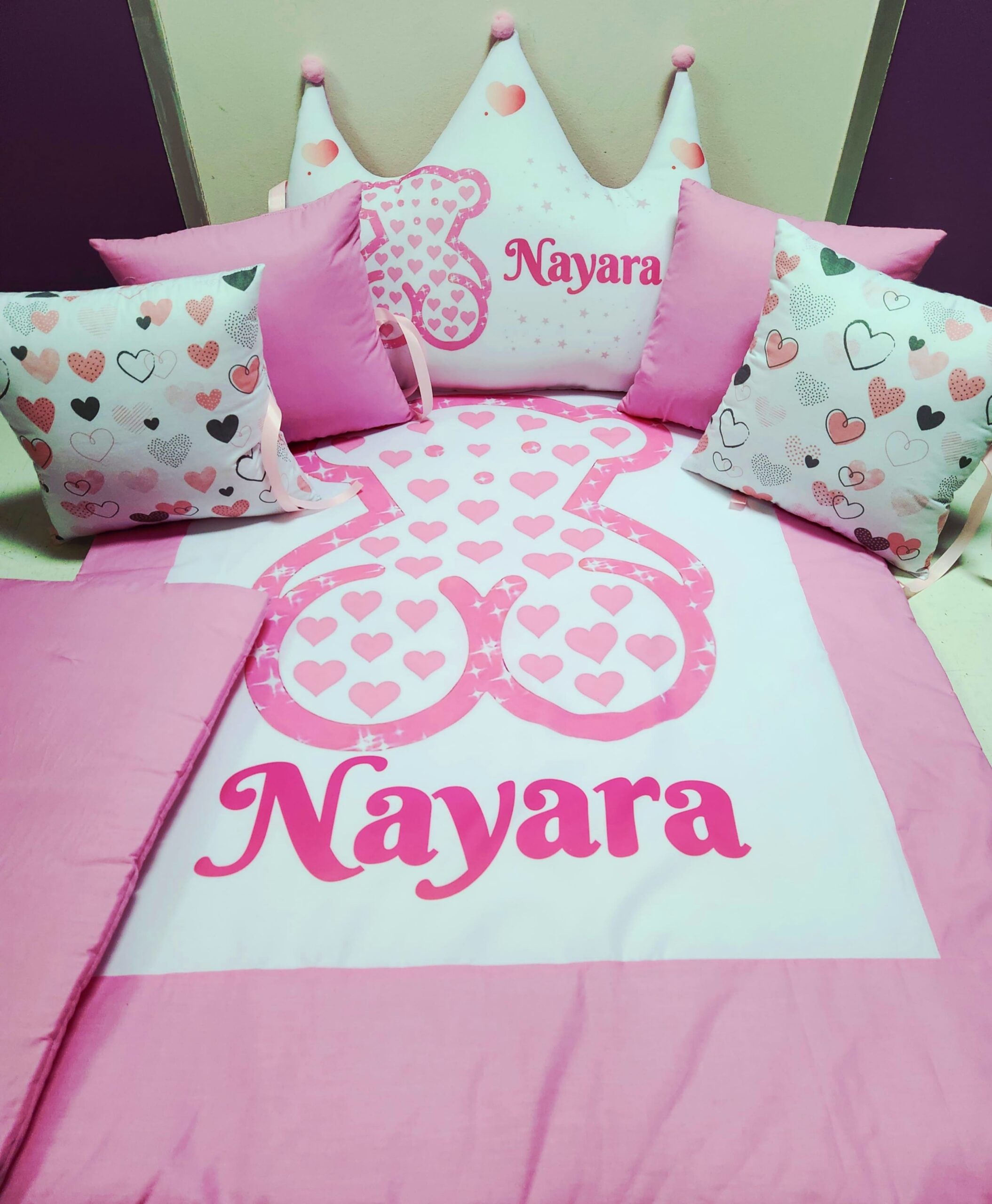 Modelo Coroa «Ursinho Tous rosa»