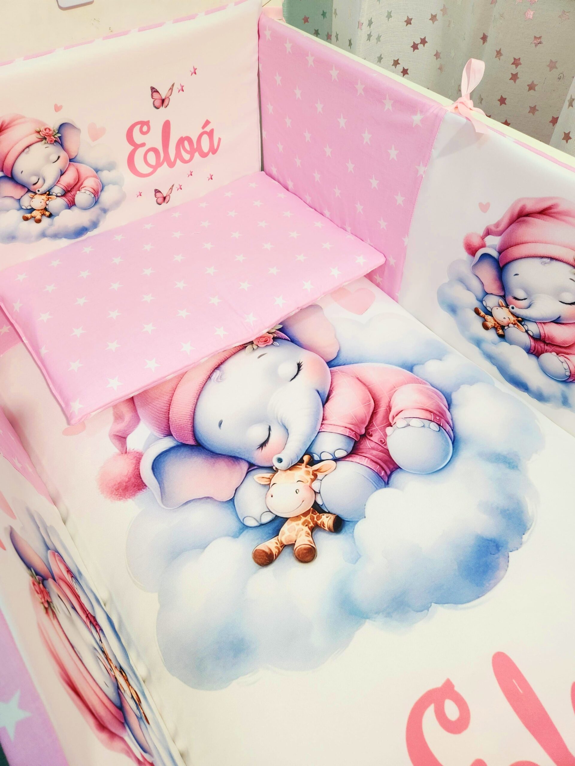 Modelo Proteção total «Elefantinho dorme numa nuvem»