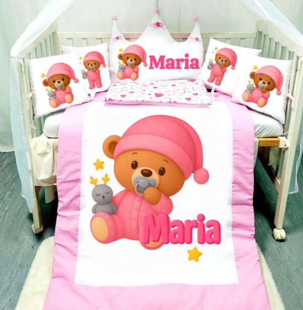 Modelo Coroa «Ursinha rosa»