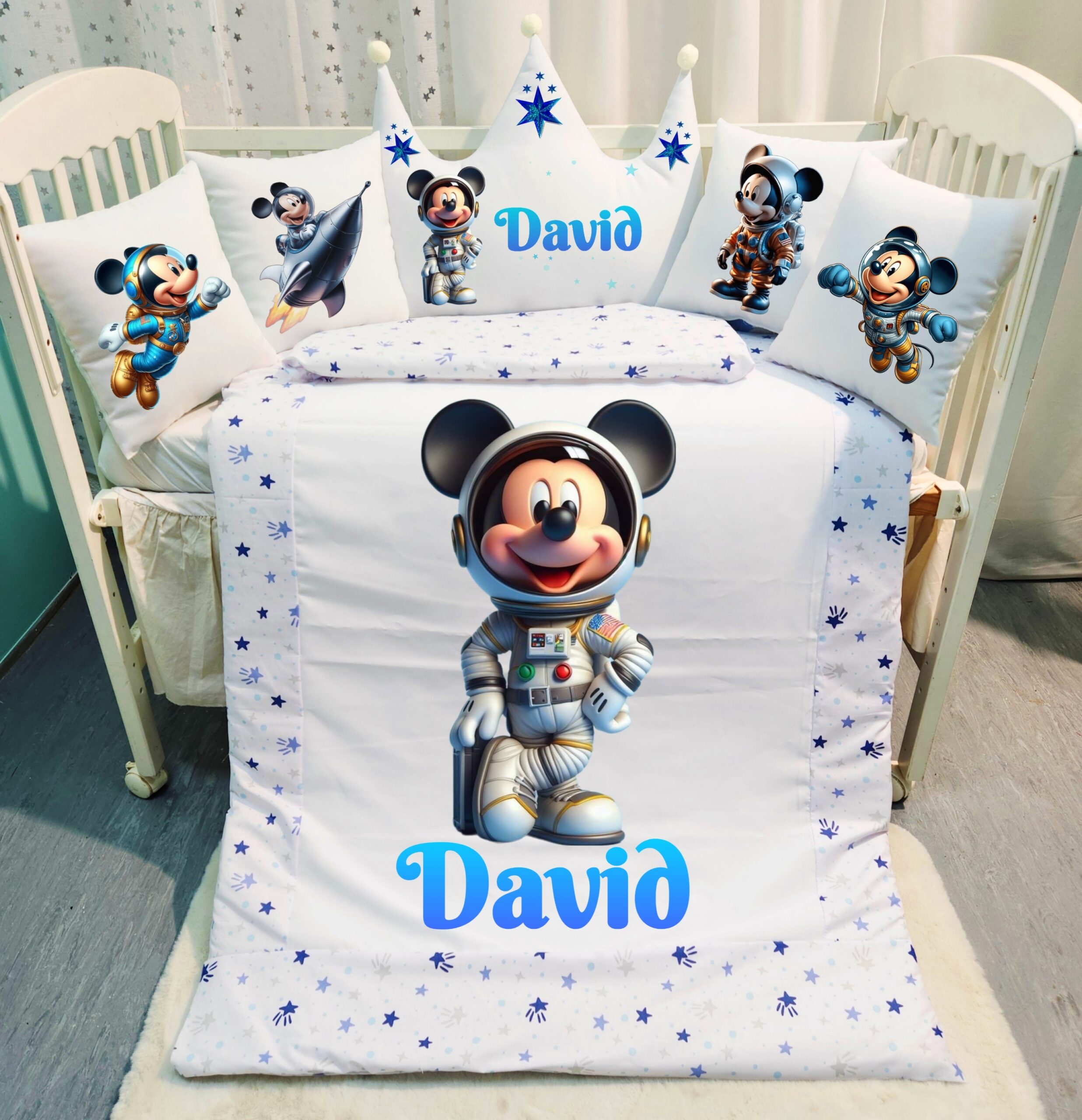 Modelo Coroa «Mickey astronauta»