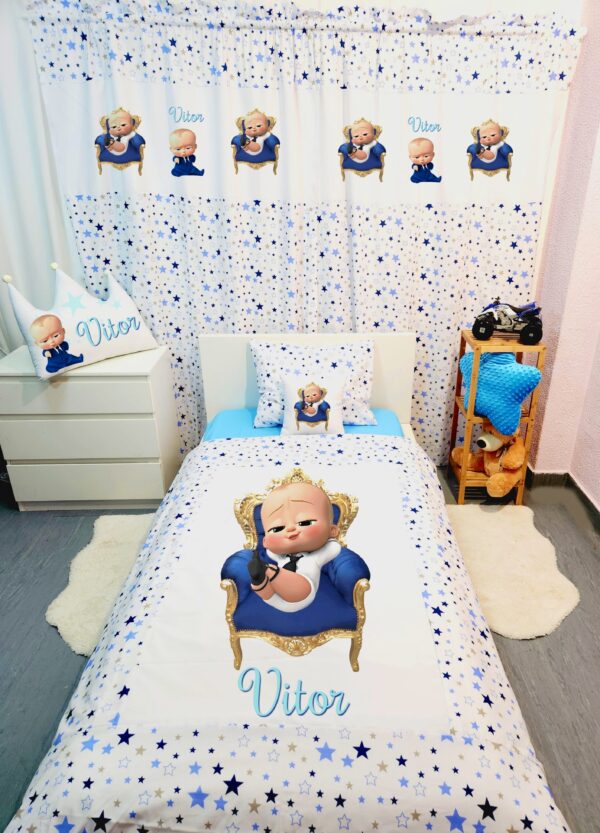Conjunto para cama solteiro 90×200cm «Baby Boss»