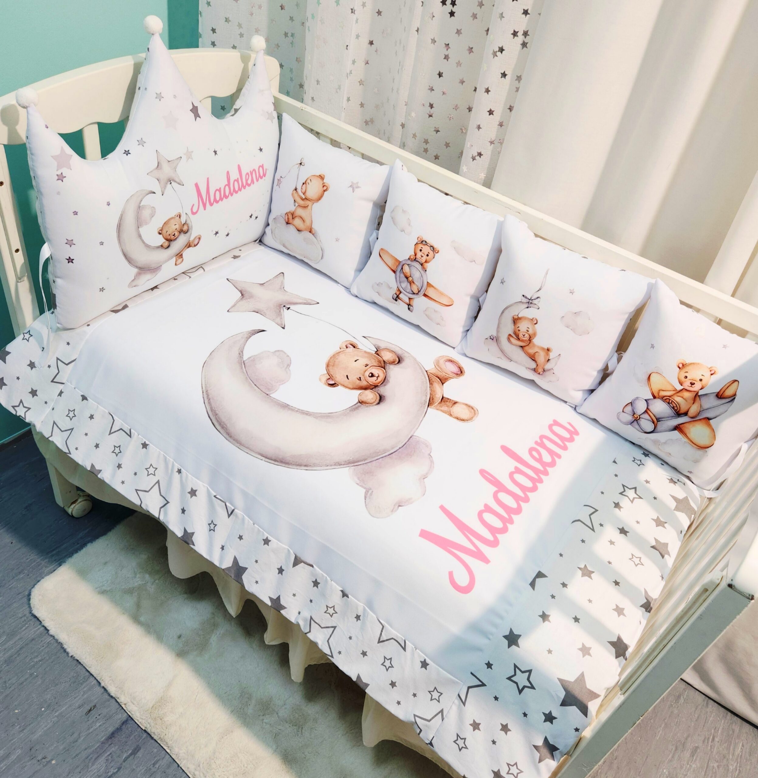 010 Modelo Coroa «Ursinho dorme na lua»