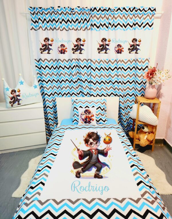 Conjunto para cama solteiro 90×200cm «Harry Potter»