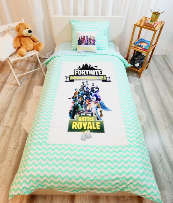 Conjunto para cama solteiro 90×200cm «Fortnite»