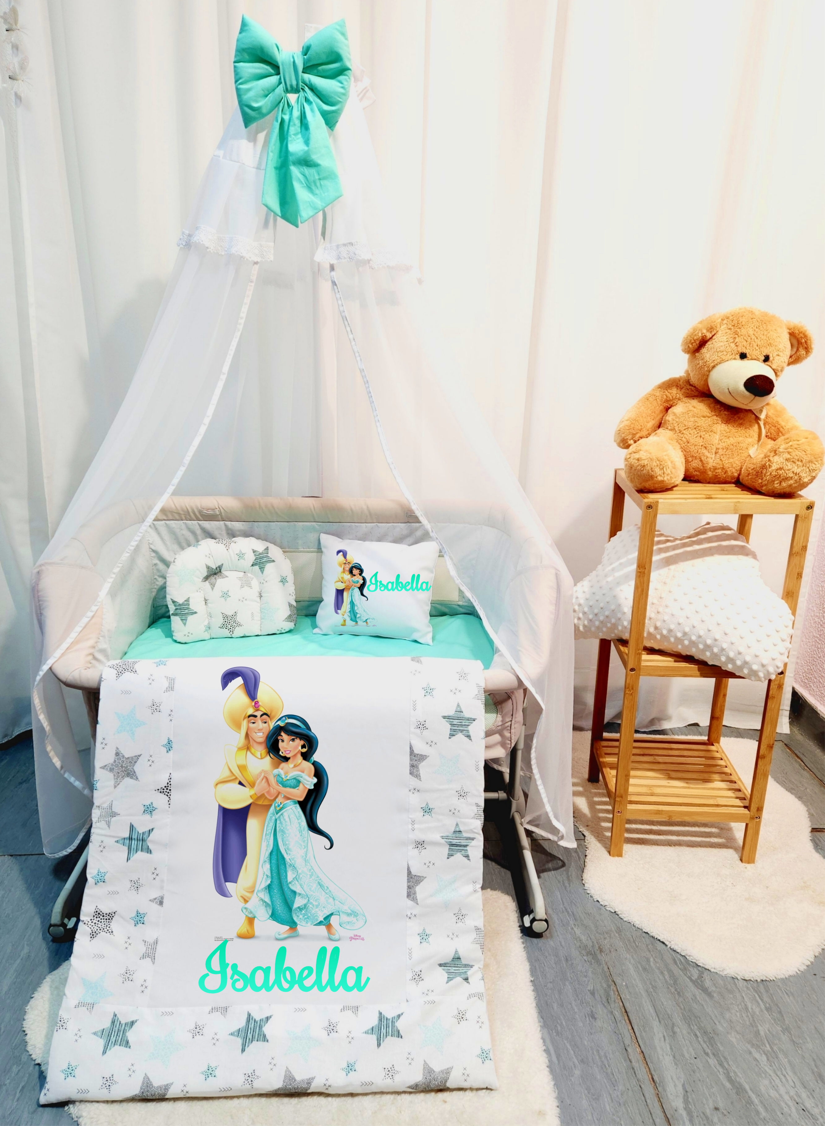 Roupa para mini berço «Yasmin»