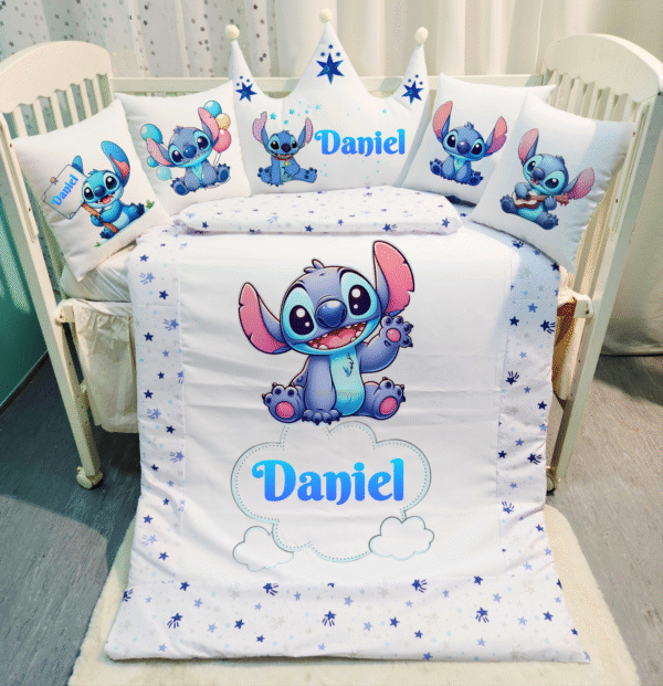 Modelo Coroa  «Stitch azul»