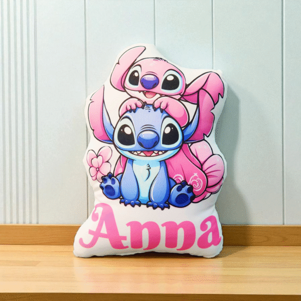 002 Almofada em forma «Stitch com amiga»