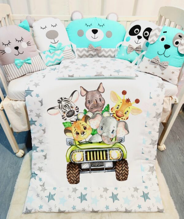 Conjunto Animais «Amigos no carro»