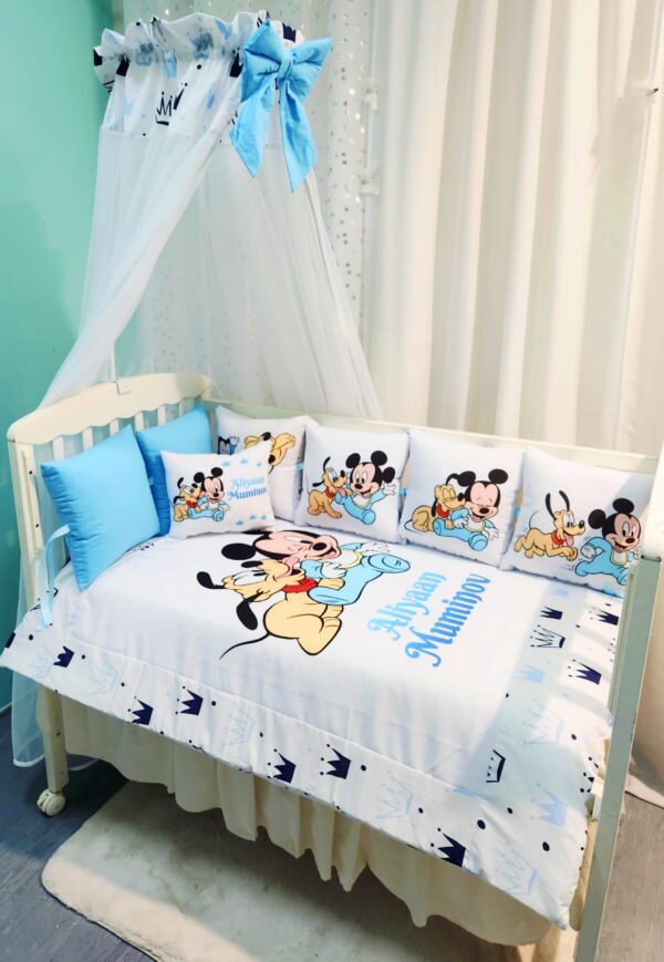 001 Conjunto 8 peças «Mickey com Pluto»